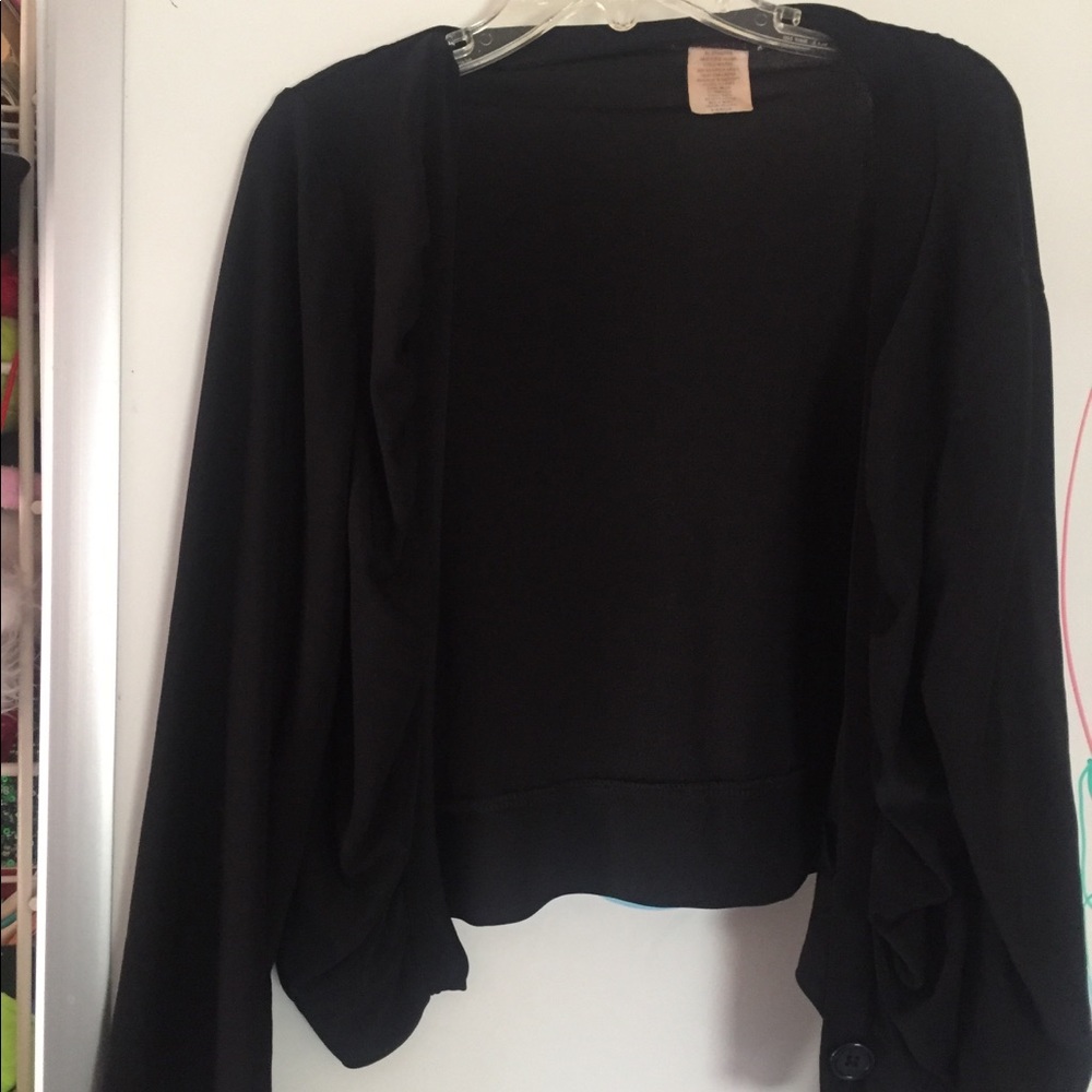Black shrug/ shoulder wrap